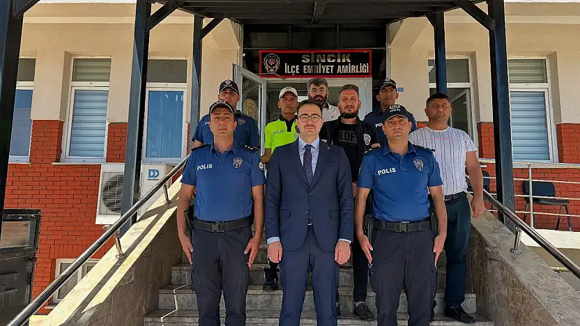 Kaymakam Yıldız'dan ilçe emniyet müdürlüğüne ziyaret