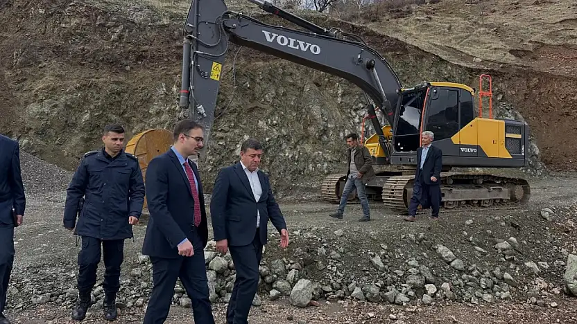 Kaymakam Yıldız içme suyu deposunda incelemelerde bulundu