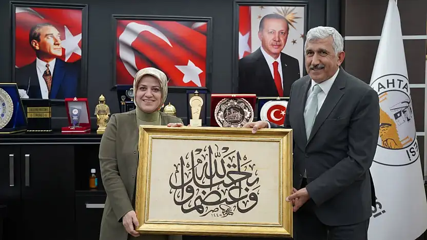 Köseoğlu'dan Kahta Belediyesine ziyaret