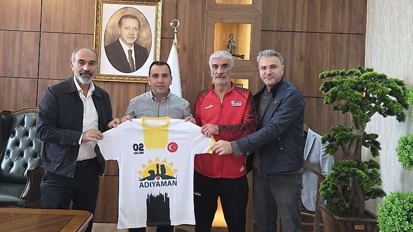 MAS-DER Spor kulübünden Kaymakam Algın'a ziyaret