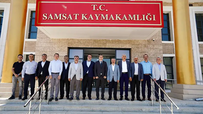 Milletvekili Alkayış'tan Samsat Kaymakamlığı'na ziyaret