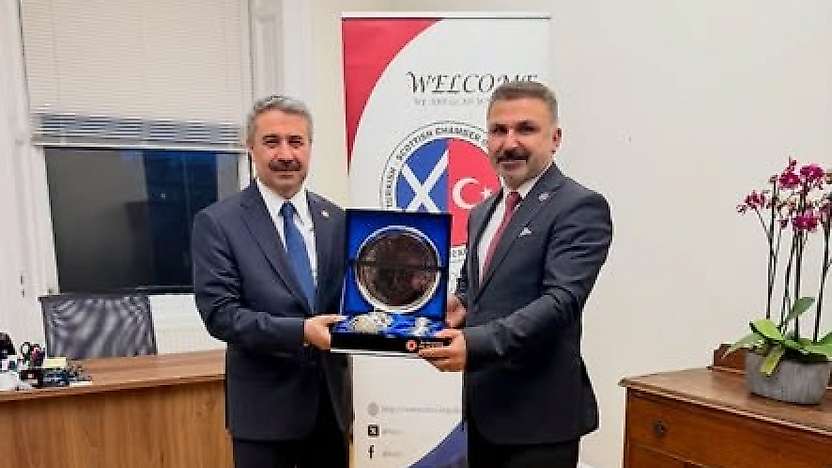 Milletvekili Alkayış'tan Türkiye-İskoçya Ticaret Odasına ziyaret