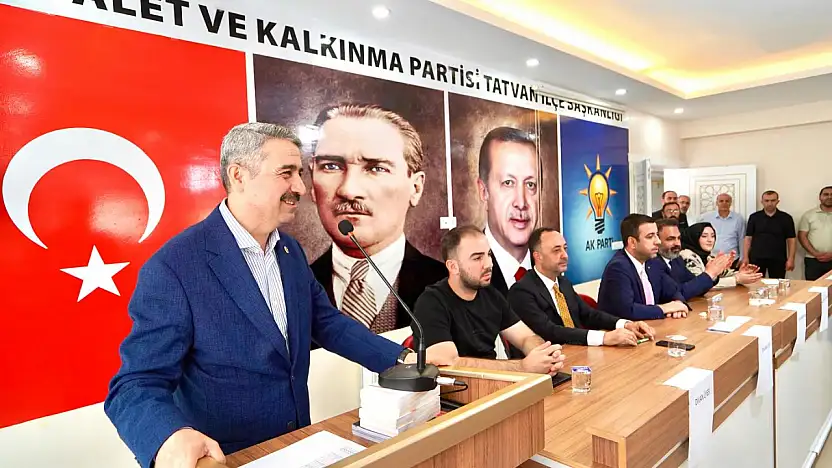 Milletvekili Alkayış: 'Tatvan teşkilatımızla birlik ve beraberlik içinde verimli istişarelerde bulunduk'