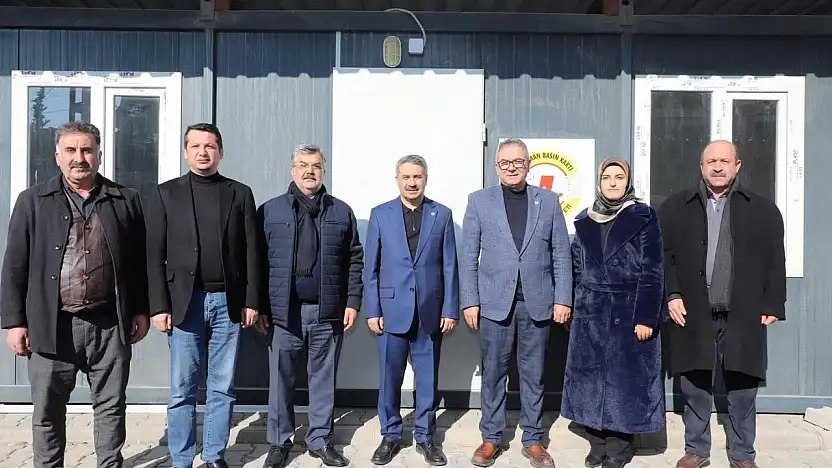 Milletvekili Alkayış ve AK Parti heyetinden Basın Kartı Sahipleri Derneğine ziyaret