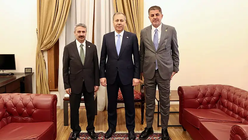 Milletvekili Alkayış ve Şan'dan İçişleri bakanı Yerlikaya'ya ziyaret
