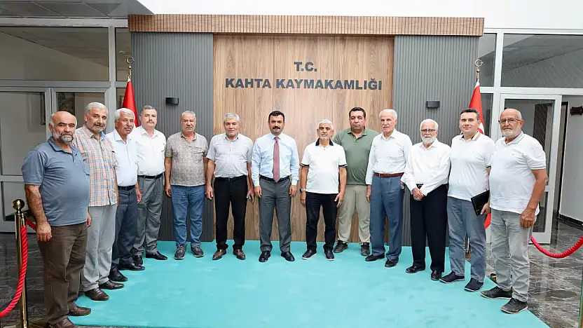 Milletvekili Göksu'dan Kahta Kaymakamlığına ziyaret