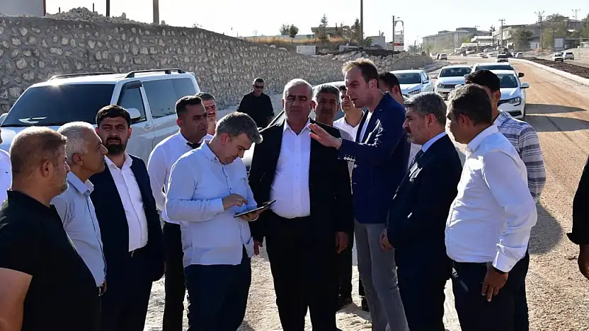 Milletvekili Özhan, Besni Gaziantep yolunda incelemelerde bulundu