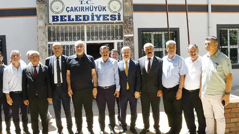 Milletvekili Özhan'dan Çakırhüyük belediyesine ziyaret