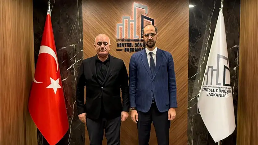 Milletvekili Özhan, Kentsel Dönüşüm Başkanı Hakkı Alp ile bir araya geldi