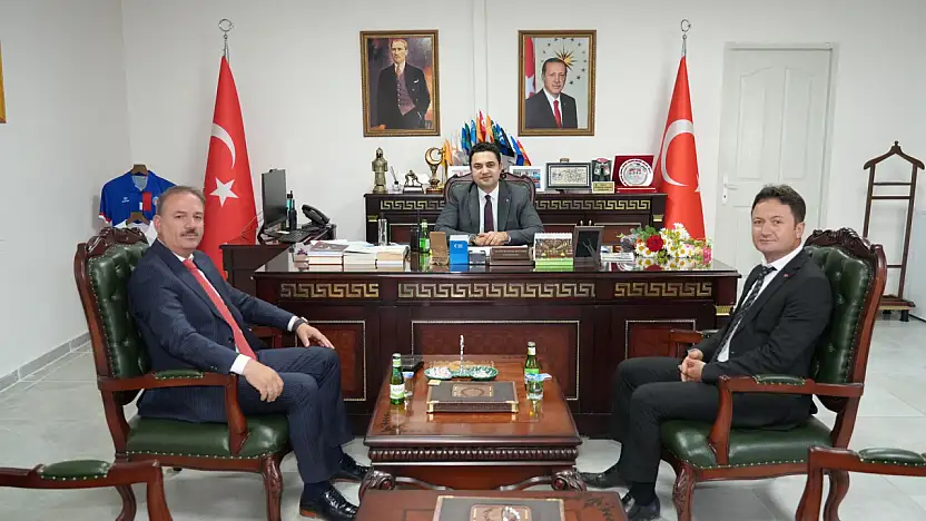 Milli Eğitim Müdürü Tosun'dan Kaymakam Seyhan'a ziyaret