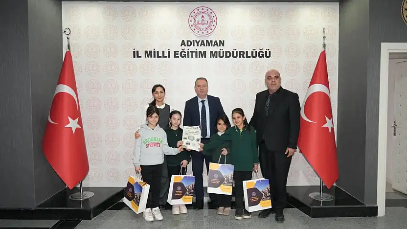 Minik Kalemler Gazetesi Ekibi il müdürü Tosun ile bir araya geldi