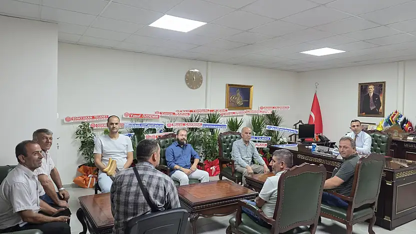 Muhtarlardan Kaymakam Algın'a ziyaret