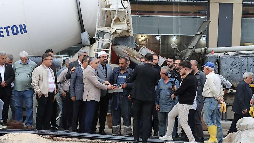 MÜSİAD Tarafından Yaptırılacak, Yavuz Selim Caminin temeli dualarla atıldı