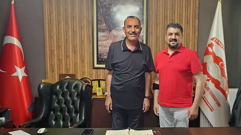 Nurullah Pektaş'tan Emlak Federasyonu Başkanı Taylan'a ziyaret