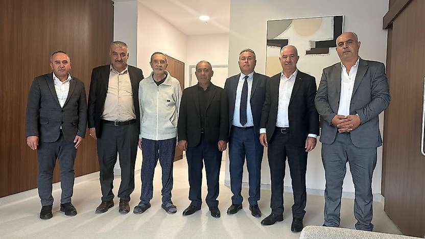 Oda Başkanlarından Başkan Yusuf Özdemir'e geçmiş olsun ziyareti