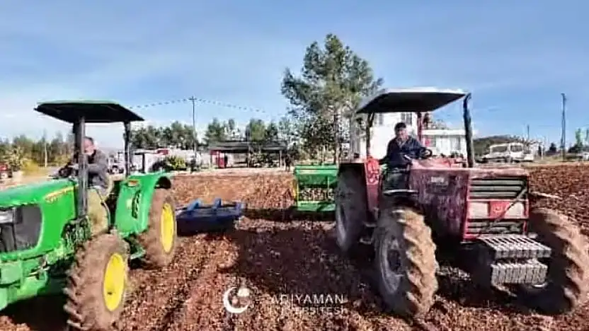Rektör Keleş, Tarımsal Araştırma ve Uygulama Arazi Yönetimi Merkezinde incelemelerde bulundu