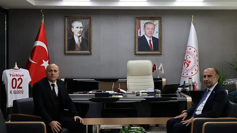 Rektör Keleş'ten Elüstü'ne ziyaret