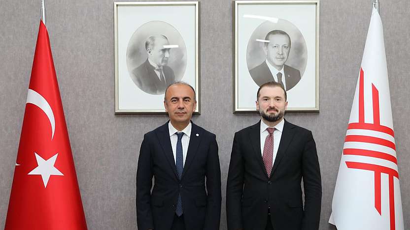 Rektör Keleş'ten YÖK Genel Sekreteri Aksoy'a ziyaret