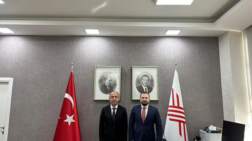 Rektör Keleş, YÖK Sekreteri Aksoy ile bir araya geldi