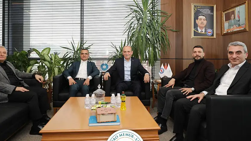 Resul Taşkın'dan Büro Memur Sen Genel merkezine ziyaret