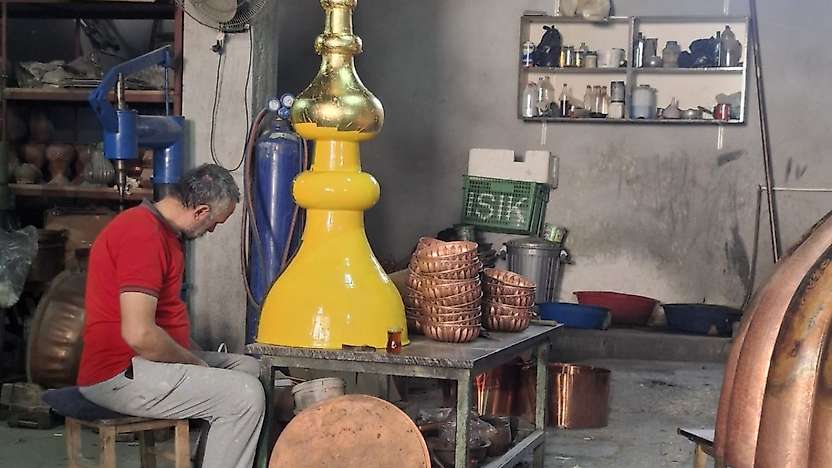 Rize'deki Recep Tayyip Erdoğan Camii'ne Kahta'dan İtalyan Manetti Altın Varak Tedarik