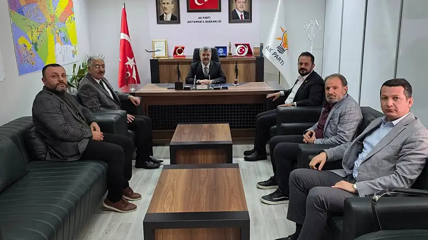 Sağlık-Sen heyetinden başkan Çadır'a ziyaret