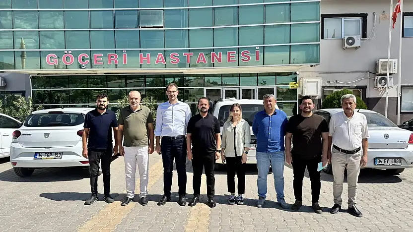 Sağlık-Sen Heyetinden Göçeri Devlet Hastanesine ziyaret