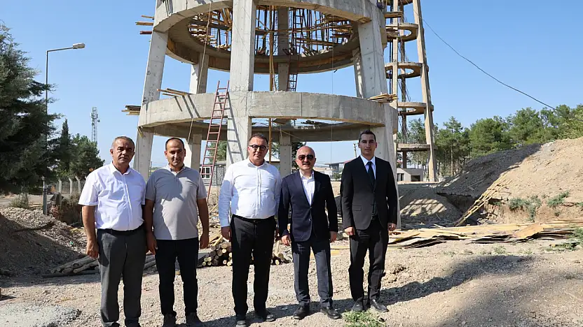 Samsat ilçesine yeni su deposu yapılıyor