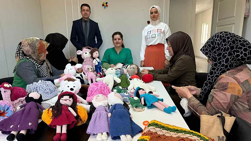Samsat'ta çocuklara organik bebek üretiliyor