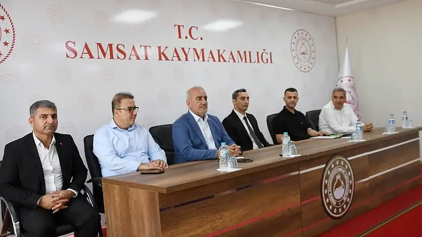 Samsat'ta Koordinasyon toplantısı düzenlendi