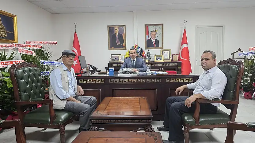 Şehit Babası Bekir Sümer'den Kaymakam Algın'a ziyaret