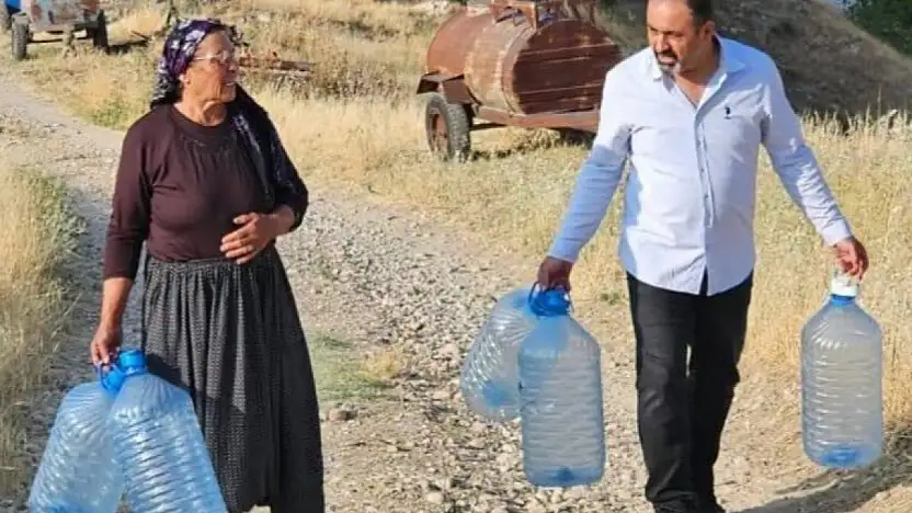 Suları akmayan köylüler çözüm talebi