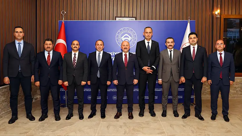 Tayini çıkan Vali yardımcıları ve Kaymakamlar onuruna yemek verildi