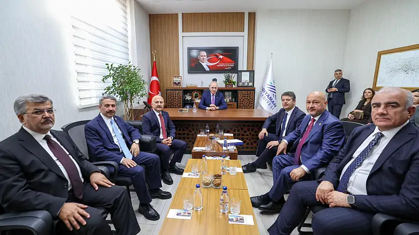 TBMM Başkanı Numan Kurtulmuş Başkan Tutdere'yi ziyaret etti