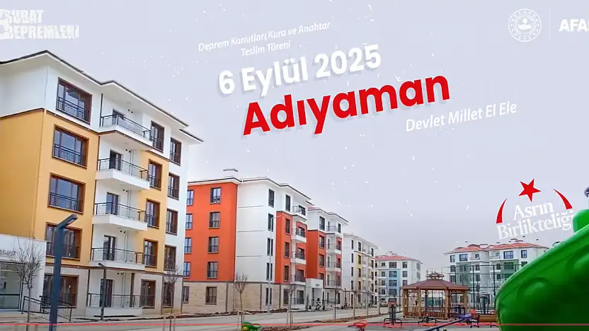 TOKİ AFAD Adıyaman deprem konutları kura çekilişi sonuçları