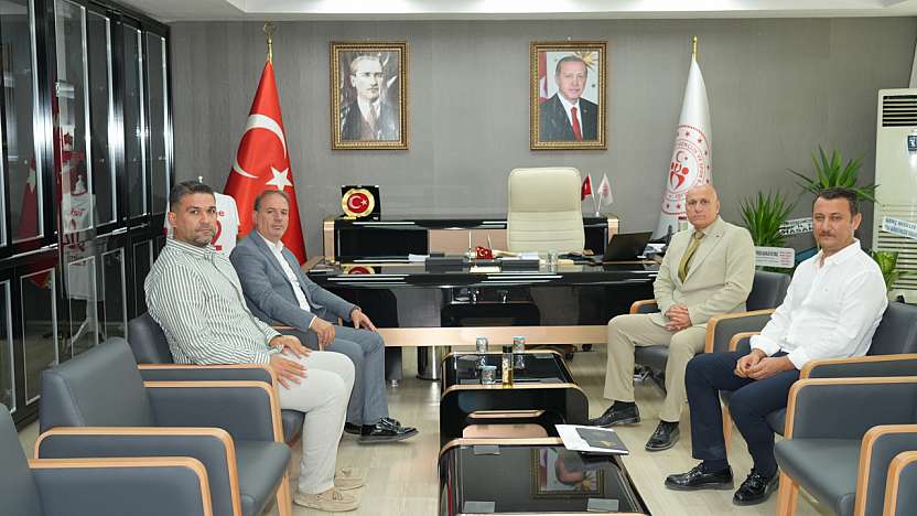 Tosun'dan Elüstü'ne hayırlı olsun ziyareti