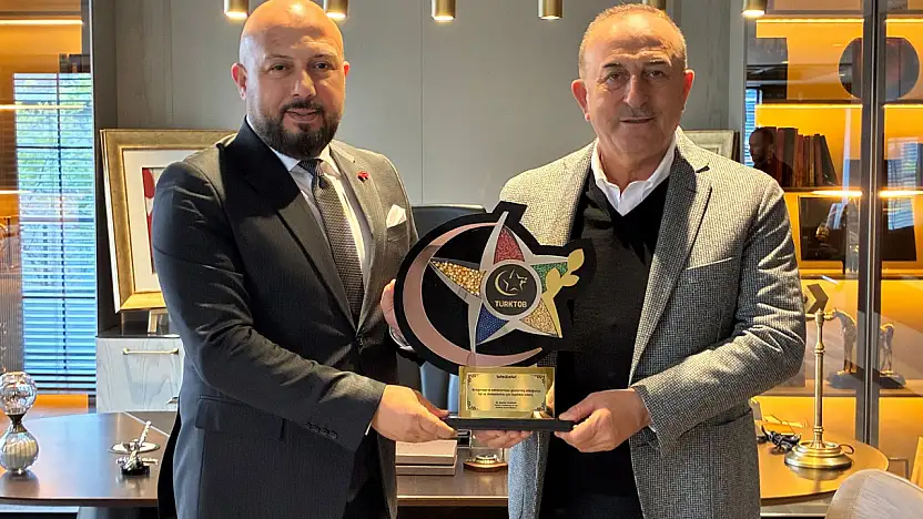 TÜRKTOB Başkanı Yıldırım'dan Milletvekili Mevlüt Çavuşoğlu'na ziyaret