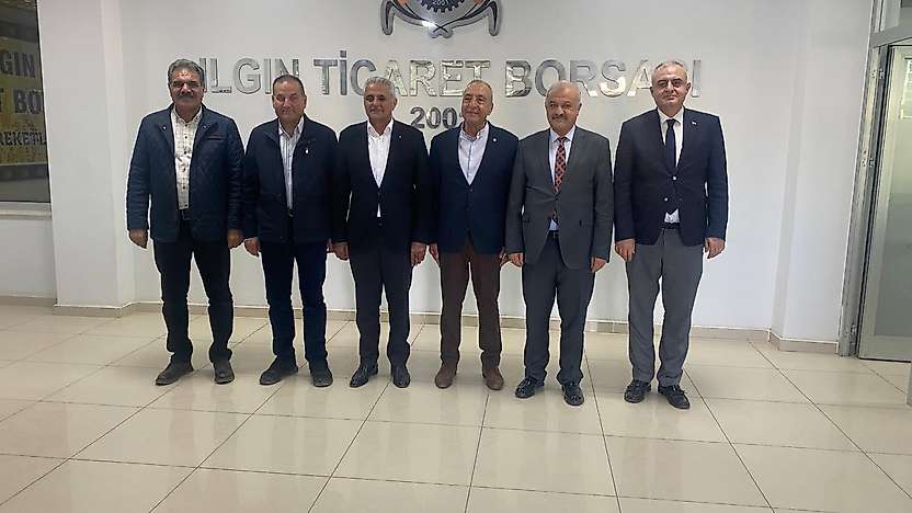 TYAB heyetinden Ilgın Ticaret Borsası ve Ticaret Odası'na ziyaret