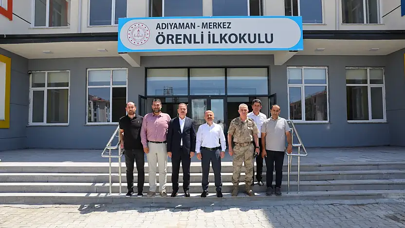 Vali Varol: 'Adıyaman'ın yeni yaşam alanı Örenli'de eğitim altyapısını güçlendiriyoruz'