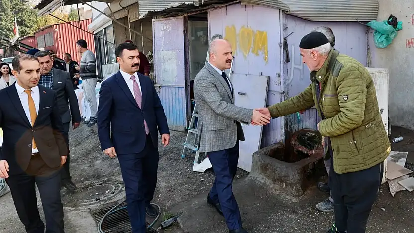 Vali Varol Kahta esnaflarıyla bir araya geldi