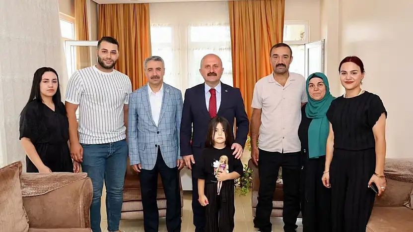 Vali Varol ve Milletvekili Alkayış'tan 15 Temmuz Gazisi Çelikbilek'e ziyaret