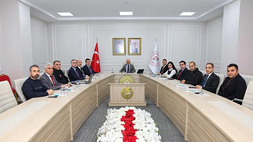 Vali Yardımcıları değerlendirme toplantısı yapıldı