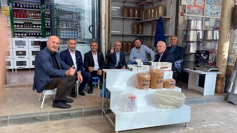 Yeniden Refah Partisi teşkilat üyelerinden esnaf ziyareti