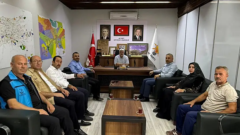 Yesevi Hareketi Derneği genel başkanı Cömert'ten Başkan Kablan'a ziyaret
