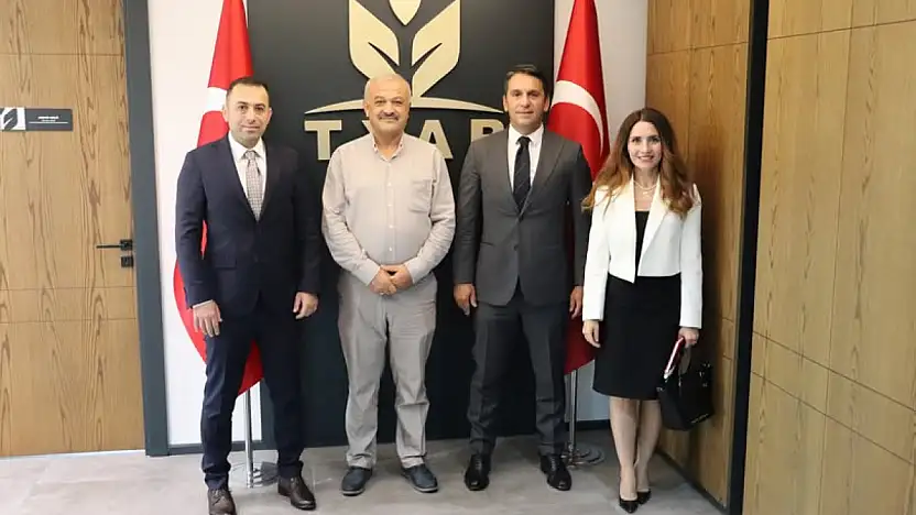 Ziraat Bankası Yetkililerinden Başkan Miktat Olgun'a ziyaret