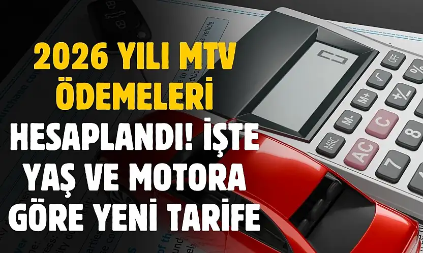 2026 MTV ödemeleri açıklandı! Yaş ve motoruna göre yeni ödeme tarifesi