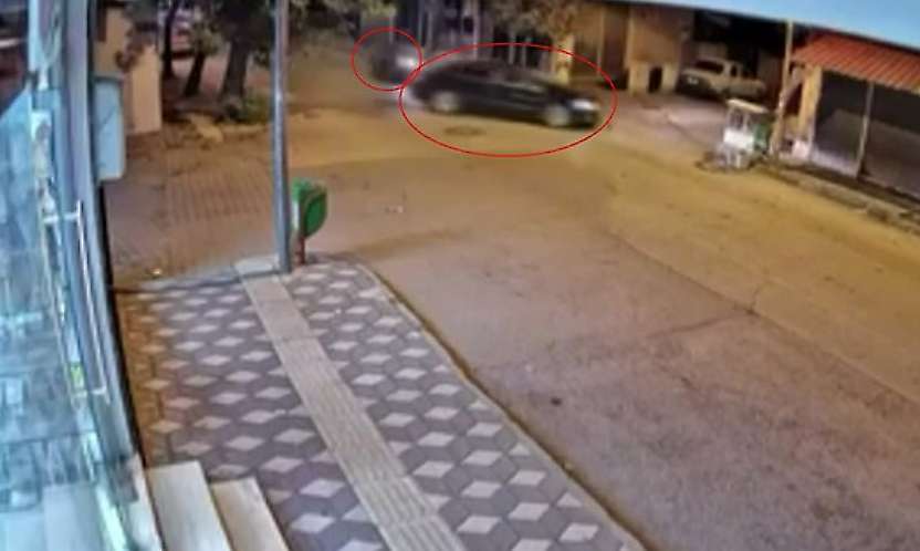 Kahta'da Motosiklet Kazasının Görüntüleri Ortaya Çıktı
