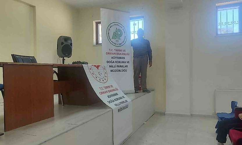 Adıyaman'da öğrencilere doğanın korunması eğitimi verildi