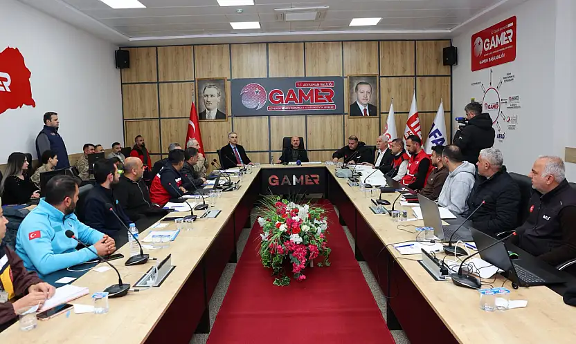 Adıyaman'da Afet Yönetim Merkezinde TAMP toplantısı yapıldı