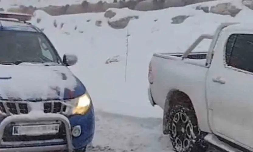 Adıyaman'da dağda mahsur kalan iki çoban ve 800 küçükbaş hayvan kurtarıldı